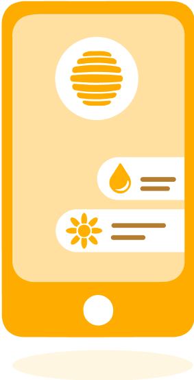 App e monitoraggio del tuo alveare 24h/24h. L’alveare è protetto dalla nostra tecnologia.